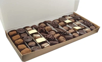Caja Bombones y Trufas 50 unidades sin azúcar