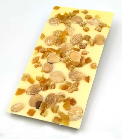 Tableta de Chocolate Blanco con Almendra