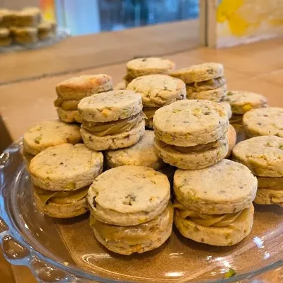 Alfajor pistacho