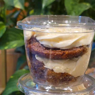 Carrot cake en vaso