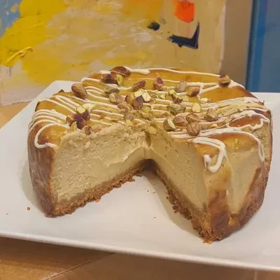 Tarta de queso Pistacho