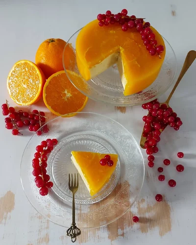 CheeseCake de Taronja sense gluten i sense sucre