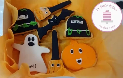 Box of Halloween Cookies