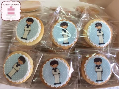 Individually bagged First Communion cookie
