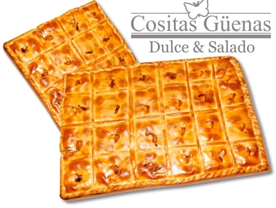 Empanadas caseiras de masa de follado tradicional