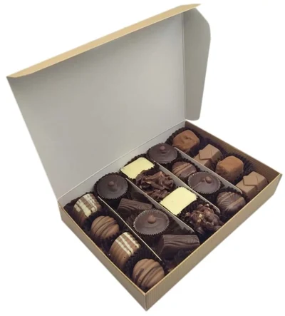Caja Bombones y Trufas 20 unidades sin azúcar