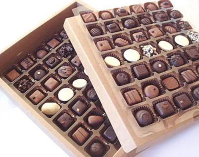 Caja Bombones y Trufas 84 Unidades sin azúcar