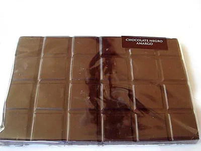 Tabletón de chocolate extrafino negro amargo