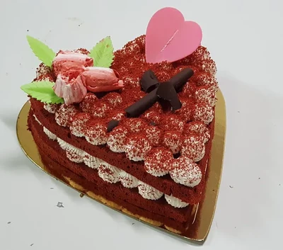 Pastís Red Velvet Cor