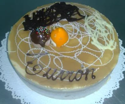 Turrón mousse-a