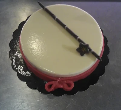 Mousse de xocolata blanca