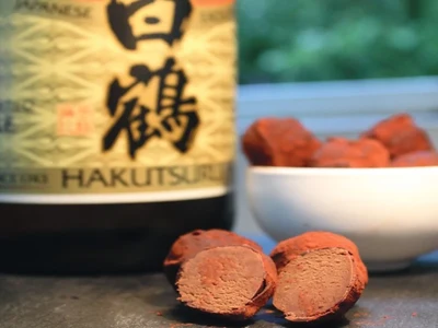 Trufa de Xocolata negra i Sake