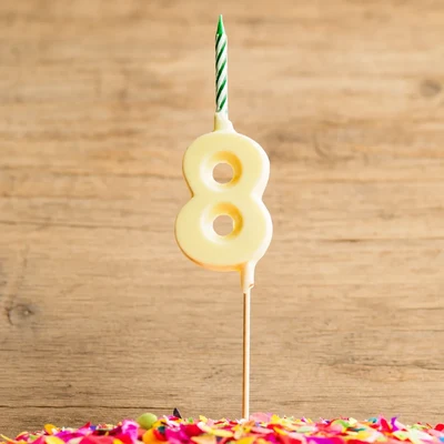 Vela de Chocolate Blanco
