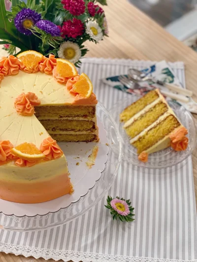 Pastís de Taronja i Mango