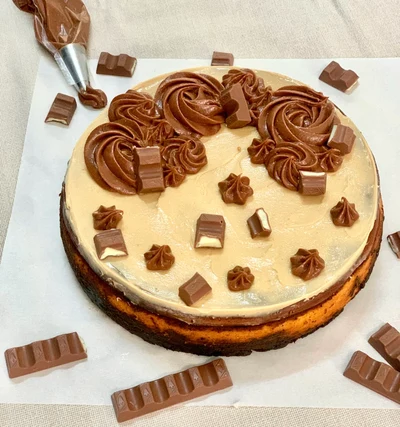 Cheesecake de Kinder Bueno