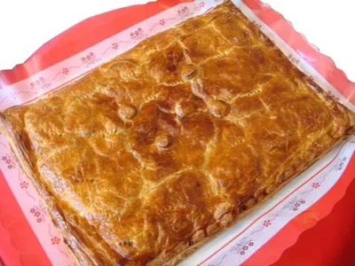 Empanada de xamón e queixo