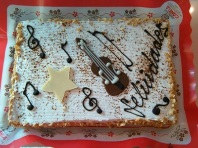 Almond Charlotte Cake with Photo