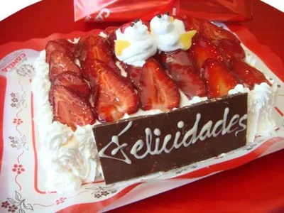 Fruta-charlota tarta