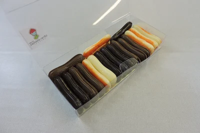 Caixa de 36 Llengües de Gat de xocolata artesanes