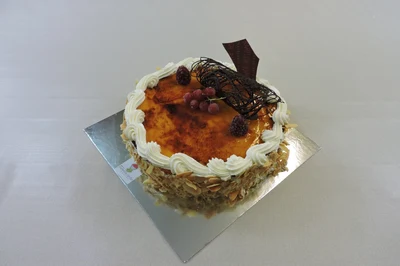 Egg Yolk and Cream Cake