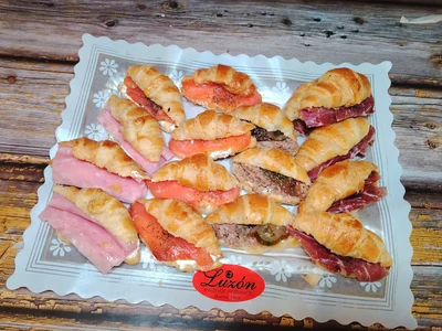 Minicroissants rellenos