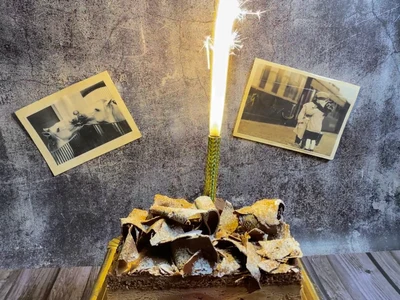 Vela tarta chispera o bengala