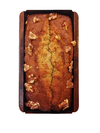 Bizcocho de plátano y nueces