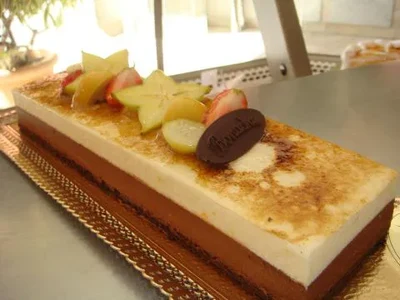 Torta de trufa con laranja