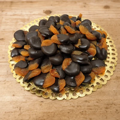 Orejones con chocolate