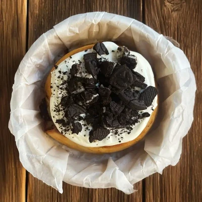 Rollo de canela y Oreo