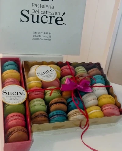 Macaron bereziak Opari-kutxa