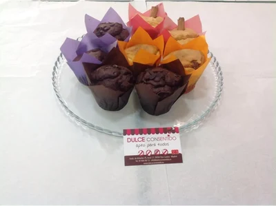 Muffin Variados o de sabor a elegir Sin Gluten ni Alérgenos VEGANO