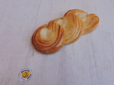 Trenza con crema pasteleira
