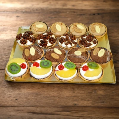 Bandeja surtida de tartaletas