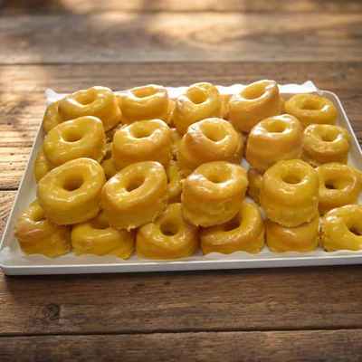 Rosca de hojaldre de mantequilla con yema