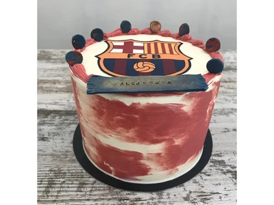 Barça Layer Cake adibidea