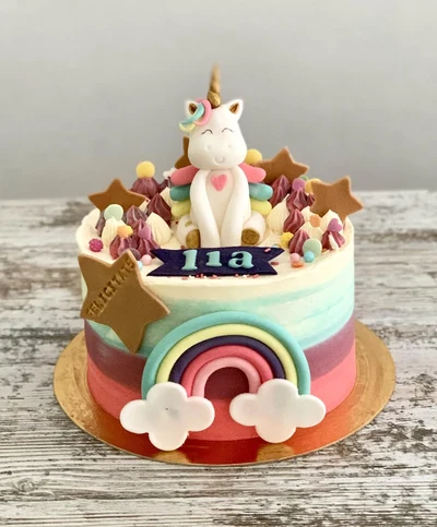 Pastel Unicornio 3D