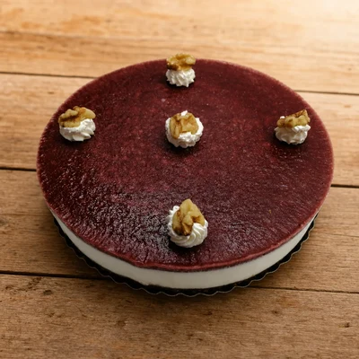 Tarta de Queso y Fresa SIN AZÚCAR