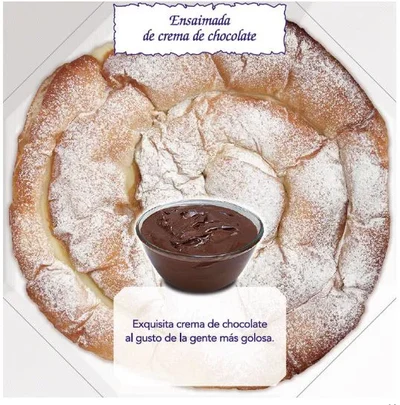 Ensaimada Crema de Chocolate