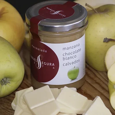 Melmelada de Poma, Xocolata Blanca i Calvados